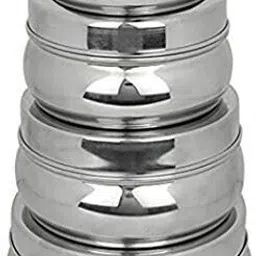 masox store Steel Lunch Box 4 Pic sets Puri 4 Containers Lunch Box-picture-23