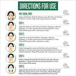 nature's essence Glowing Gold Facial Kit (500gm) 500 g image 2