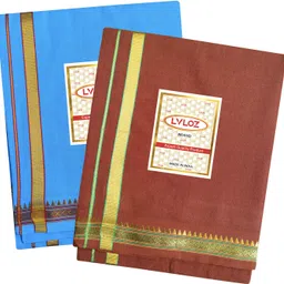 Lvloz Self Design Men Dhoti-picture-30