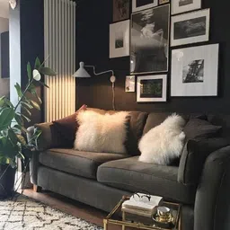 veki Decorative Black Wallpaper image 2