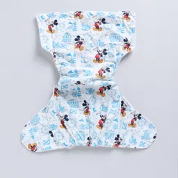rbastic Reusable Cloth Diaper with Absorbent Insert White Base, Tom & Jerry Print image 2