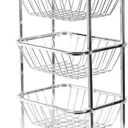lomy Stainless Steel Kitchen Trolley image 5