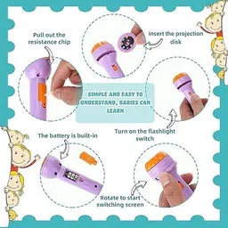barkati Mini projector Optical sense sliders for kids image 2
