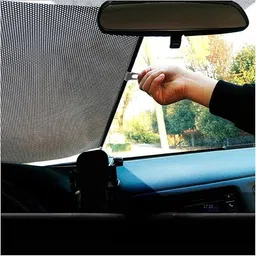 krujyam Rear Window, Side Window Sun Shade For Maruti Suzuki, Hyundai, Honda, Tata image 4