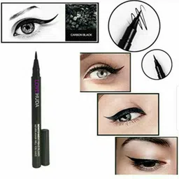 love huda Professional Waterproof Sketch Pen Eyeliner With Auto Kajal Black & White, 6 g image 2