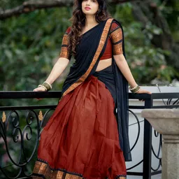 manmohitsaree Solid Semi Stitched Lehenga Choli-picture-27