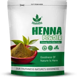 havintha Natural Henna Powder for Hair Color, Shiny, Smoothning, Conditioning-picture-27