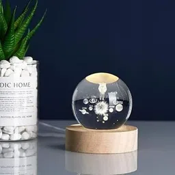 vaibhav sharma enterprises 3D Astronaut Crystal Ball Lamp with LED Light | Space Night Decorative lamp Night Lamp-picture-34