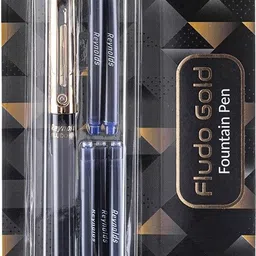reynolds Trimax Gold Blue Roller Gel Pen image 2