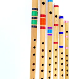 khalsa musical Musical Bamboo Flute C Sharp G Sharp G Scale A Scale B Scale C Scale Bansuri Set Bamboo Flute-picture-10