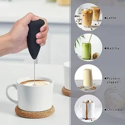 keitsi Handheld Milk Wand Mixer Frother for Latte Coffee Hot Milk 50 W Hand Blender, 3 Cups Coffee Maker image 2