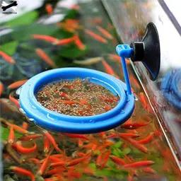 vayinato Round Shape Floating Fish Feeding Ring with Suction Cup for Aquarium Fish Tank Aquarium Tool image 2