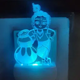 rpj trader The Baby KrishnaNight Lamp with 7 Color Changing. Night Lamp ( Clear, White) Night Lamp-picture-15