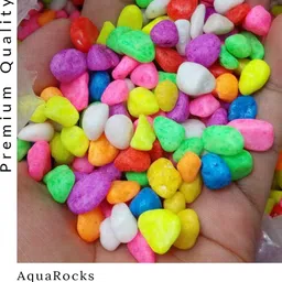 aquarocks Multicolored Decorative Stones for Aquarium etc. Gravel Unplanted Substrate image 4