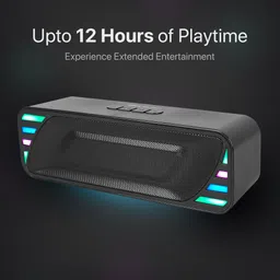 Primate 10W Mini, Bluetooth 5.0, 2000mAh Battery, 10-Hour Playback , Type-C Charging 10 W Bluetooth Soundbar image 3