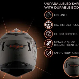 vega Off Road D/V Secret Motorbike Helmet image 3