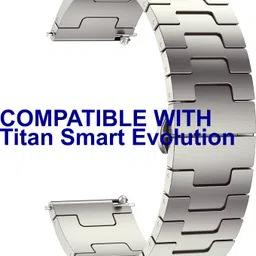 ACM WSM37Y22TT3746 Watch Strap Metal Steel 22mm for |Titan Smart Evolution Smartwatch Titanium Smart Watch Strap-picture-24