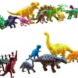 saleoff Realistic Dinosaur Figures Playset Rubber Wild Animal Dinosaur Kids Toys -130 image 4