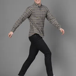 red tape Men Regular Fit Checkered Button Down Collar Casual Shirt image 5