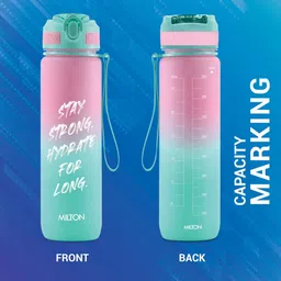 milton Gen'Z Water Bottle(Stay Strong) with Straw 1000 ml Shaker image 5
