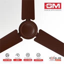 gm CFB48S011BRMT with 3 Year Warranty Remote Controlled 1200 mm Ceiling Fan image 5
