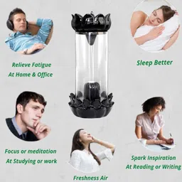 shivna Shivling Incense Backflow Smoke Fountain With 10 Incense Cones Decorative Showpiece - 20 cm image 5