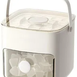 tifara beauty Double Layer Ice Box with Lid & Handle | Ice Cube Tray | Large Ice Maker Ice Box image 5