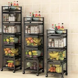 zingified Stainless Steel Kitchen Trolley image 1
