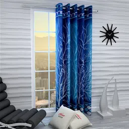 home sizzler 153 cm (5 ft) Polyester Semi Transparent Window Curtain Single Curtain-picture-27