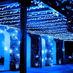 dreamica 40 LEDs 11 m Blue Steady String Rice Lights image 3