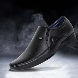 here&now Men's Lightweight Comfortable Classy Office Wear Formal Shoes Slip On For Men-picture-45