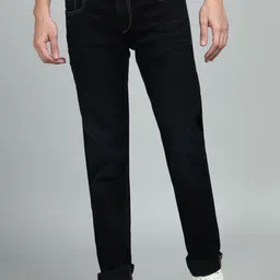 killer Men Slim Mid Rise Dark Blue Jeans-picture-22