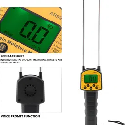 d2n Digital Grain Moisture Meter with 300mm pin probe for accurate moisture test 07 A991 Pin-Type Digital Moisture Measurer image 5