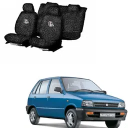 gse Cotton Car Seat Cover For Maruti 800 image 1
