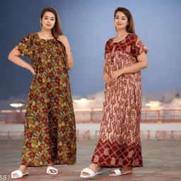 bellavure Pack of 2 Women Nighty-picture-43