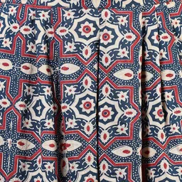 v-mart Women Regular Fit Blue Cotton Blend Trousers image 3