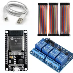 shektronix ESP32 Development Board with 4 Channel Relay Module IoT Kit Electronic Components Electronic Hobby Kit-picture-25