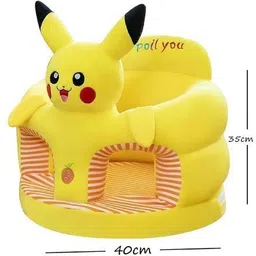 arghav PIKACHU SITTING SOFA/BABY SITTING SOFA/KIDS SITTING SOFA/SOFT TOYS - 45 cm image 2