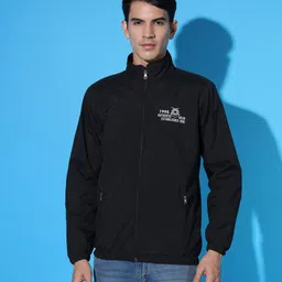 Men Solid Biker/Riding Jacket-image-26