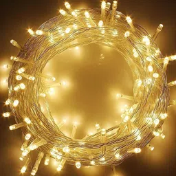 biway 56 LEDs 17 m Gold Steady Ball Rice Lights-picture-17