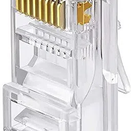 Sadow Pack of 20 Cat6 Cat5e RJ45 Ethernet Connector LAN Cable Crimp Lan Adapter-image-1