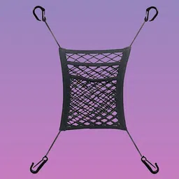 clulara 3-Layer Car Mesh Organizer, Seat Back Net Bag, Automotive Seat Back Organizers, Car Multi Pocket-picture-13