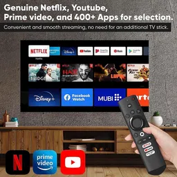 WZATCO Astra (8900 lm / 2 Speaker / Wireless / Remote Controller) Portable Netflix + Dolby Certified | Full HD Native 1080P 800 ANSI | Fully Automatic | Widevine L1, HDMI ARC | Bluetooth, WiFi Projector image 4