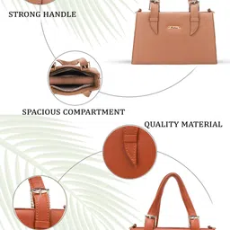 trendgrip Women Brown, Tan, Tan Messenger Bag image 3