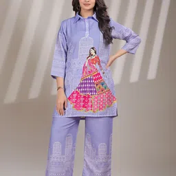nv trends Top Palazzos Co-ords Set image 1
