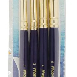 Color'Peps Synthetic Hair Flat Brushes x 4-image-8