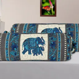 amlexttriz Cotton Bolster Pack of 1 Floral-picture-14