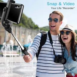 Naridream Perfect Design Led Selfie Stick S134 Bluetooth Selfie Stick image 4