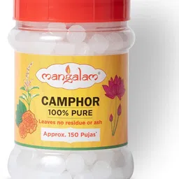 mangalam camphor Tablet 150 Pujas 100gm Jar-picture-25