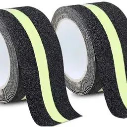 exeqianming Anti Slip Grip Tape with Green Stripe Non Slip Adhesive Stair Treads,Tread Step Dispenser ‎Linen (Manual) image 1